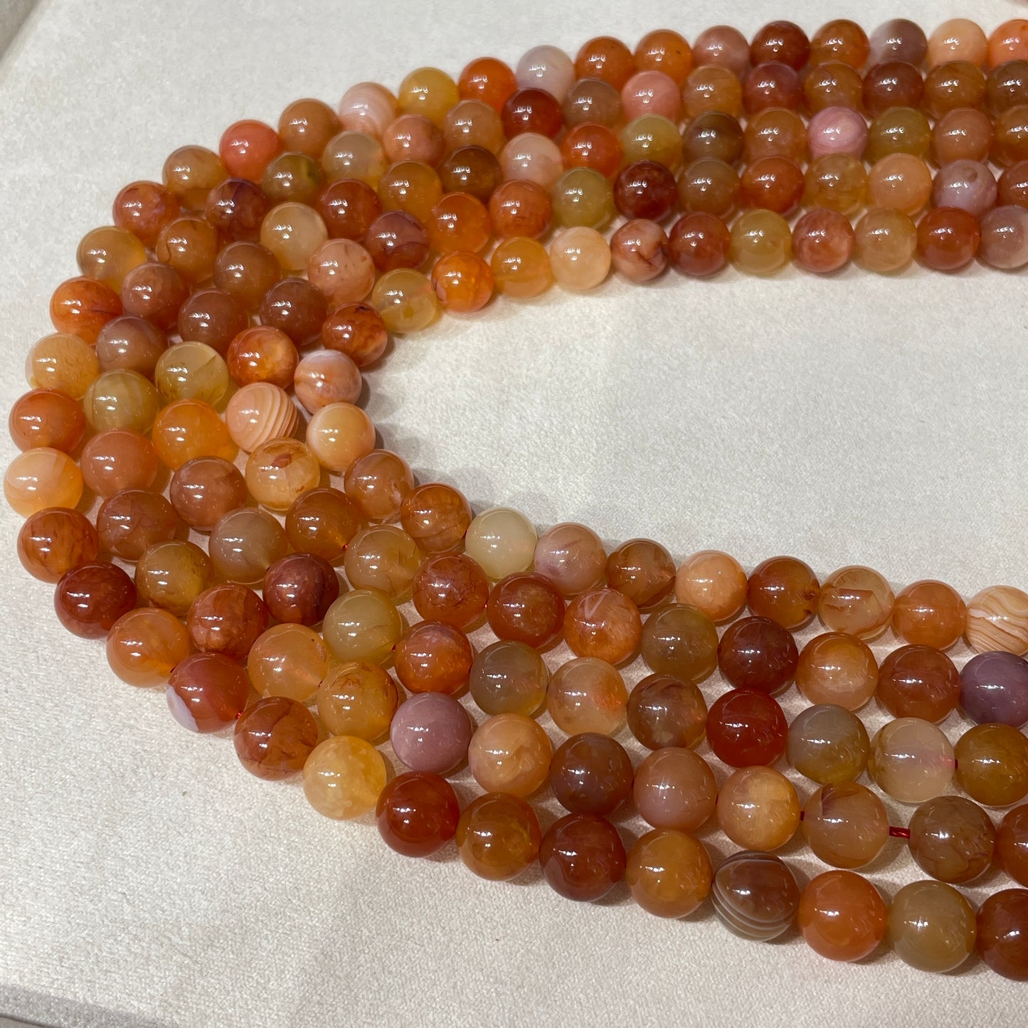 orange yanyuan strands 10mm