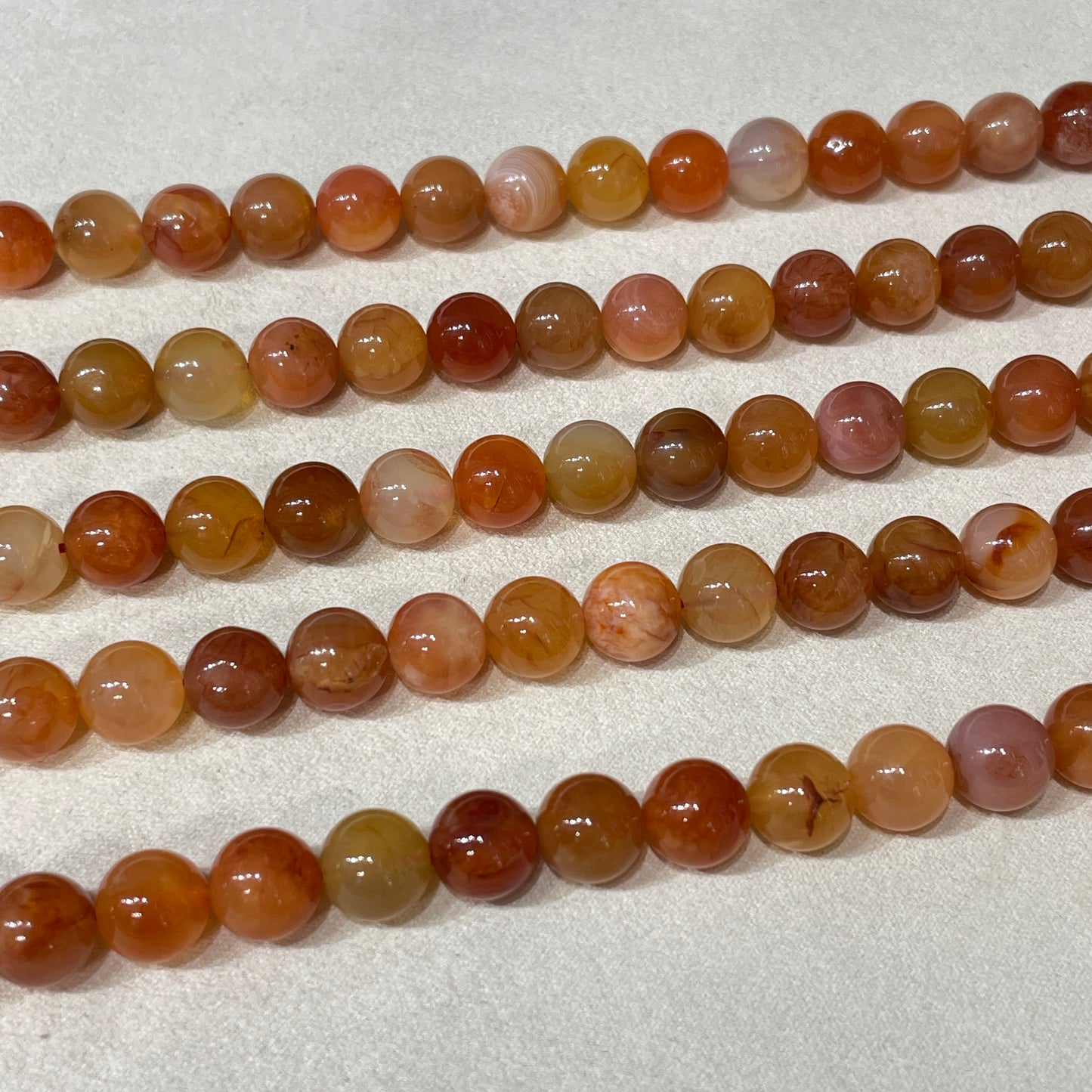 orange yanyuan strands 10mm