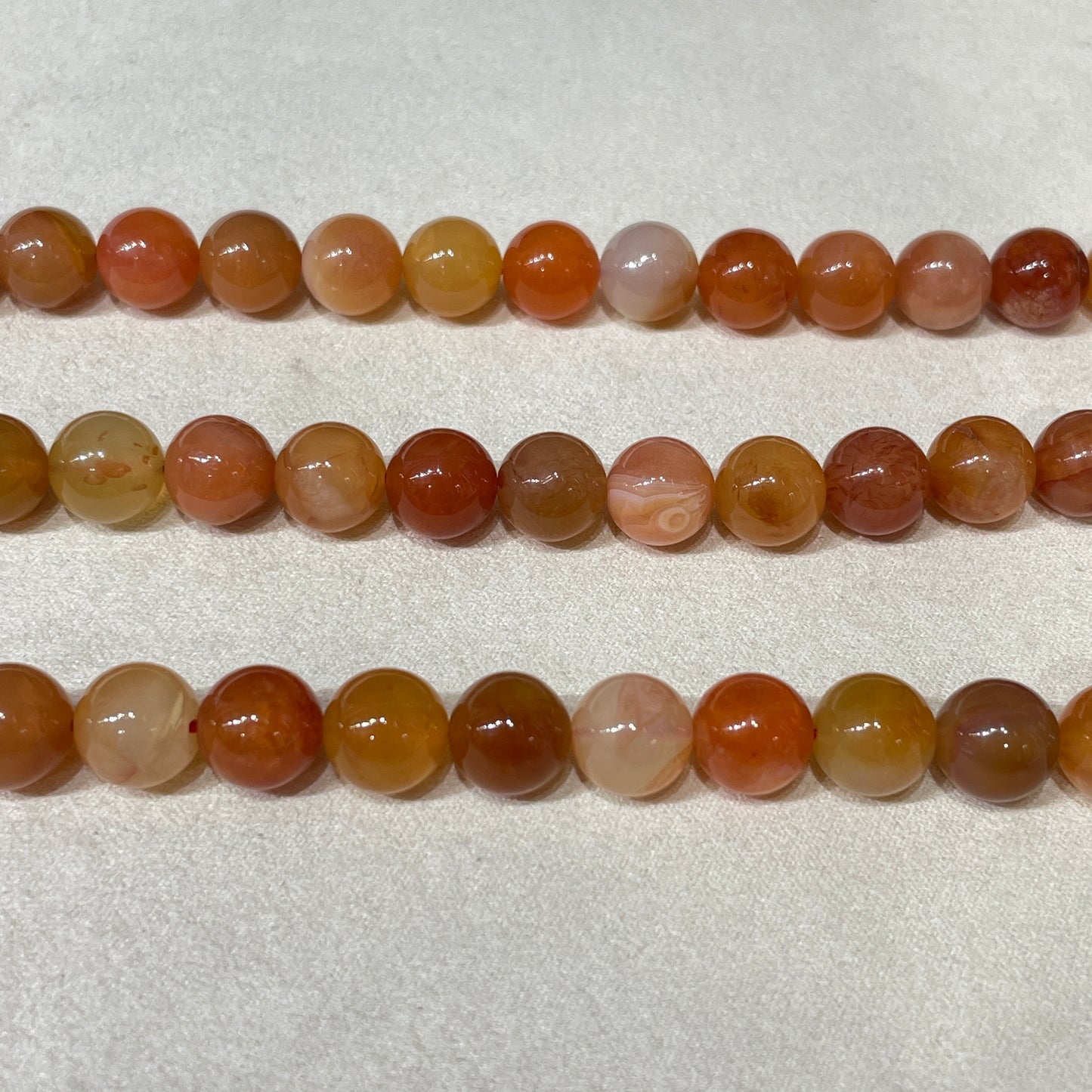 orange yanyuan strands 10mm