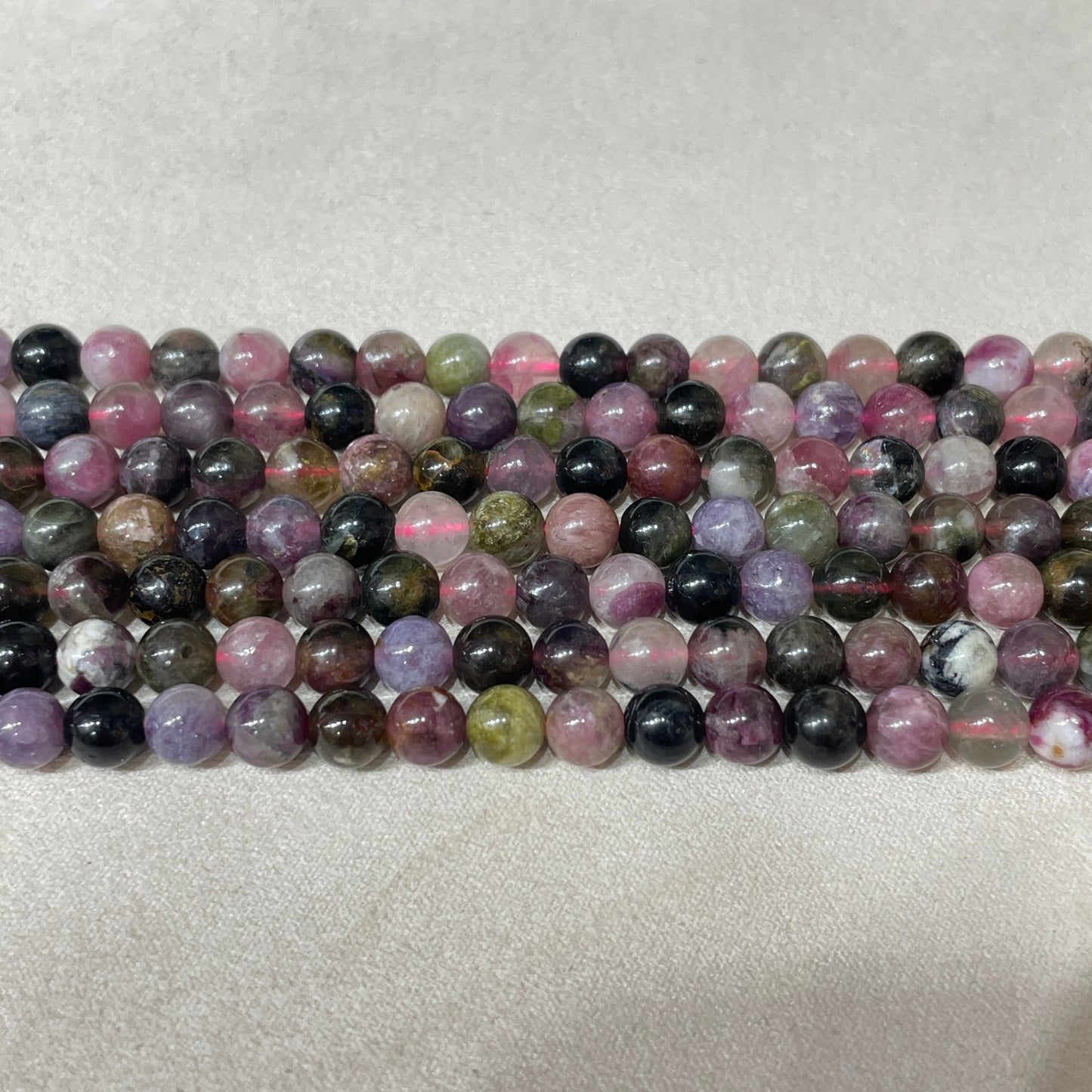 sugar tourmaline strands  8mm