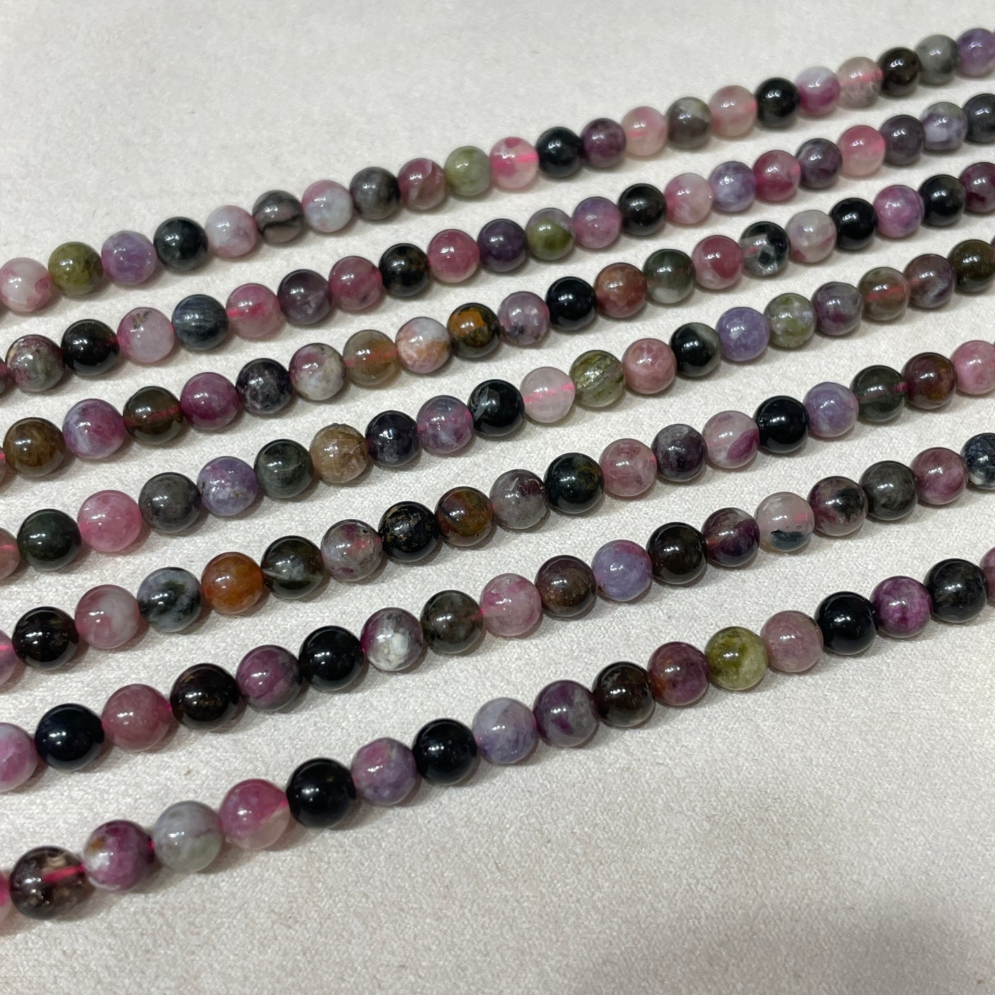 sugar tourmaline strands  8mm