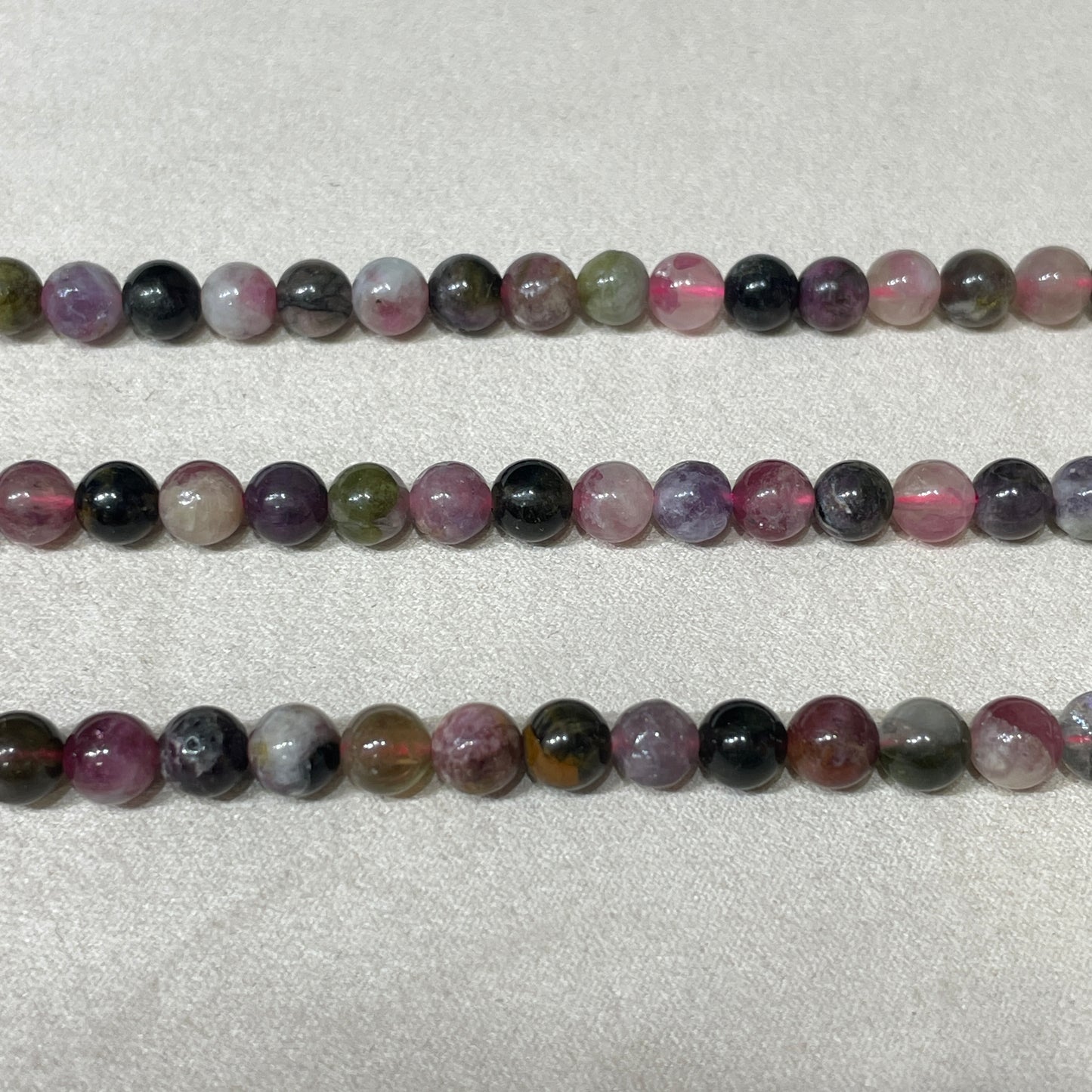 sugar tourmaline strands  8mm