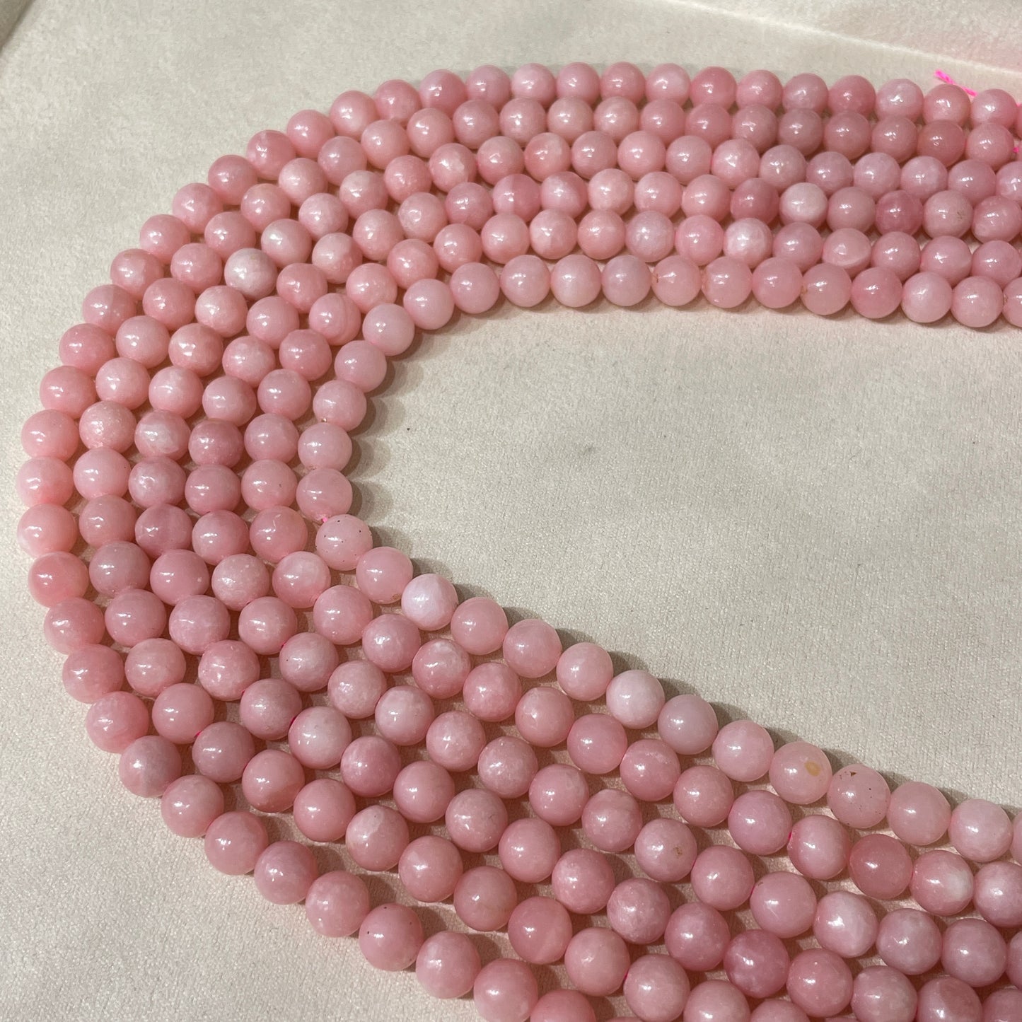 pink opal strands