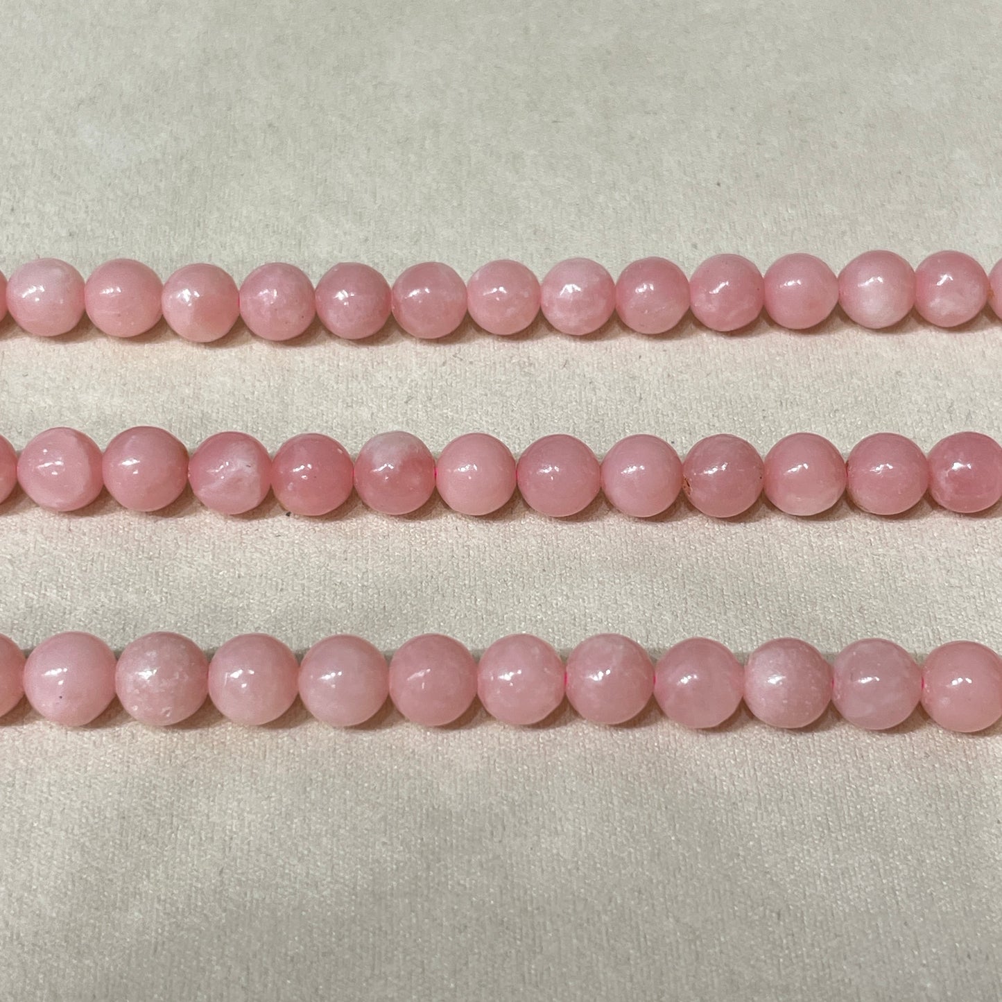 pink opal strands