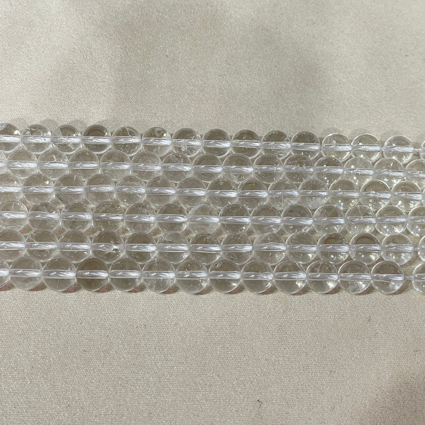 clear quartz strands