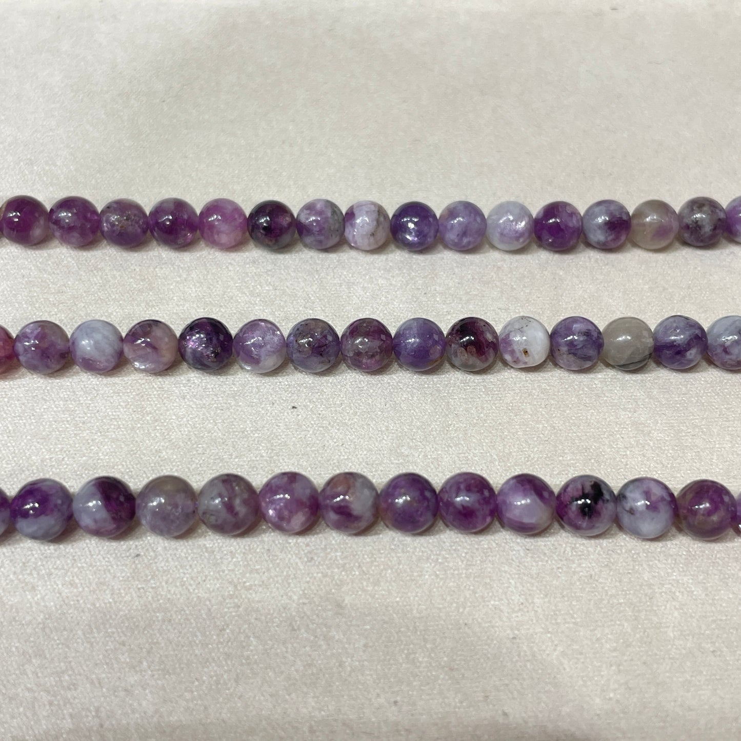lepidolite strands