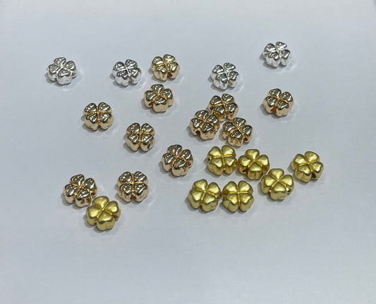 clover alloy spacer 8mm 100pcs/bag