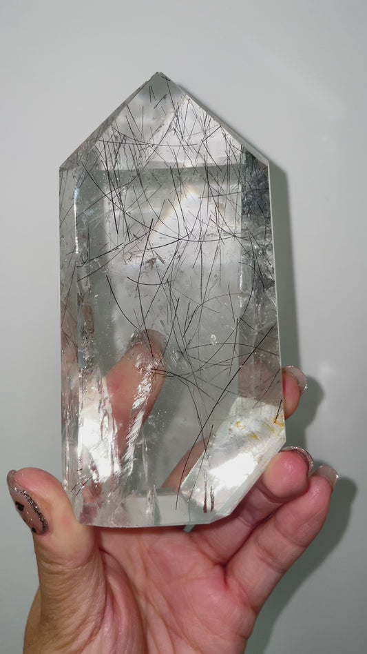 Black rutile tower