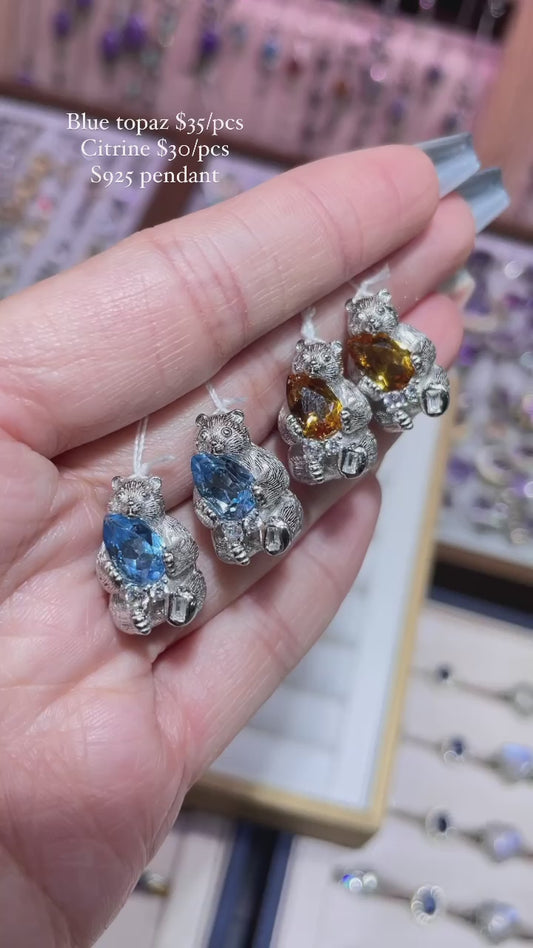 Bear pendants s925