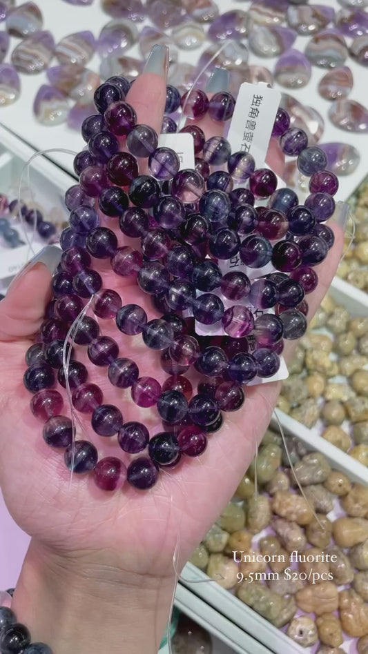 Unicorn fluorite bracelets