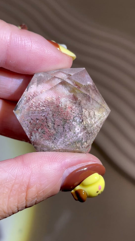 Garden quartz david star