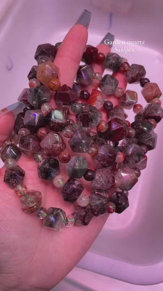 Garden quartz bracelets