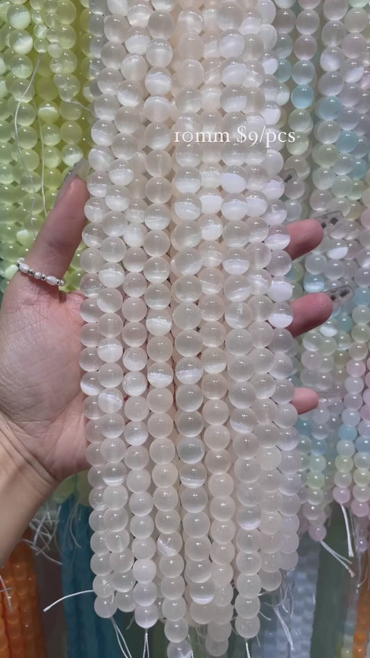 10mm selenite strands